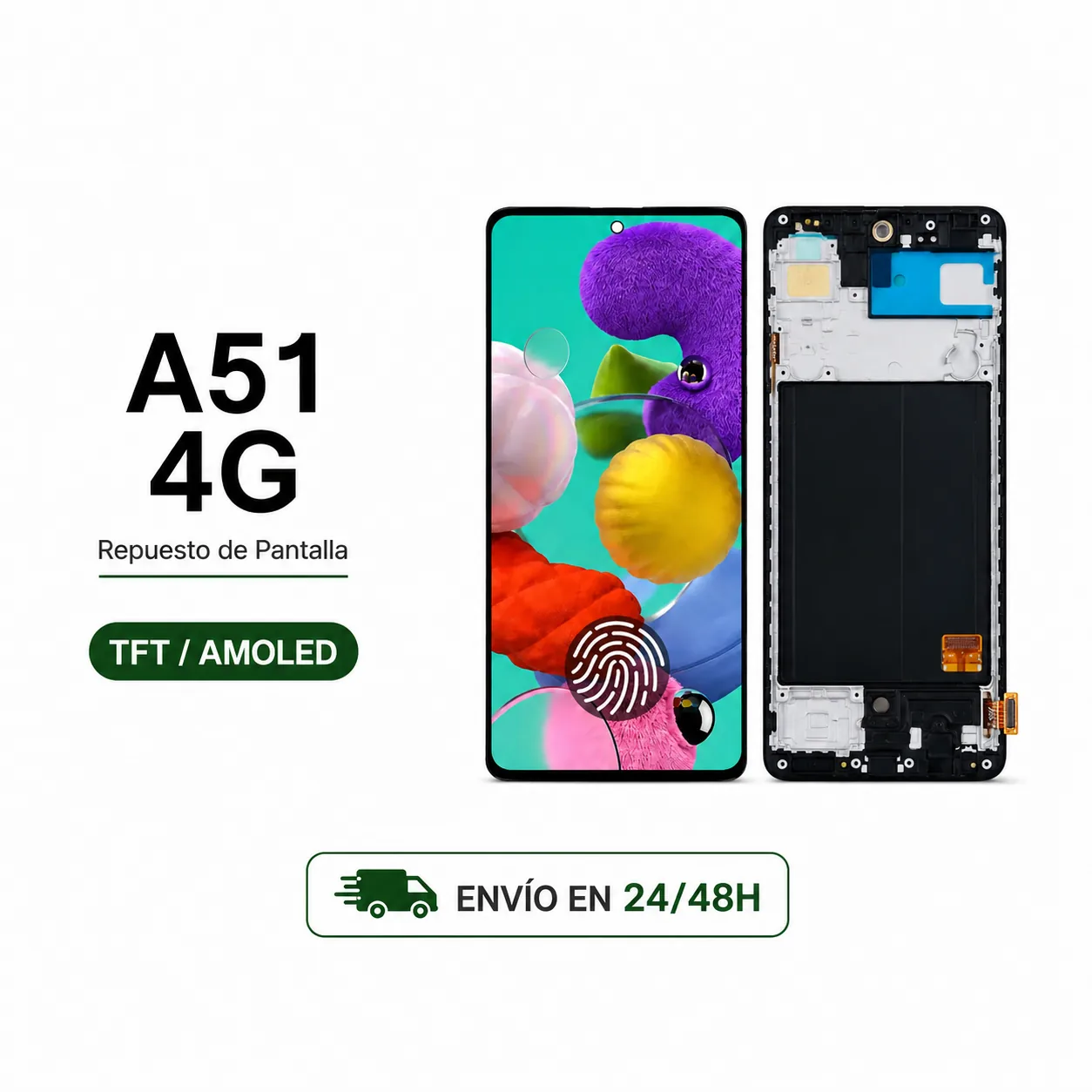pantalla Super AMOLED para Samsung Galaxy A51, A515F A515F/DS A515F/DSN