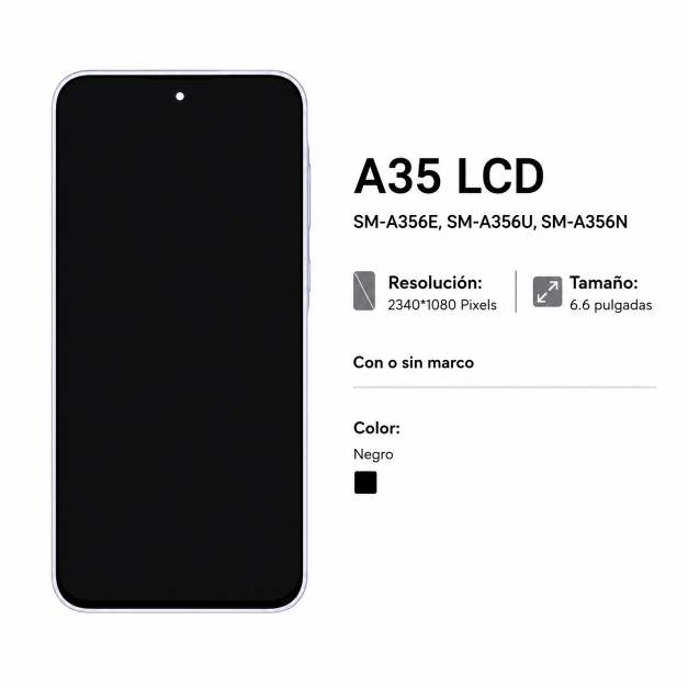 Pantalla de 6,6 pulgadas para Samsung Galaxy A35 5G - Imagen 2