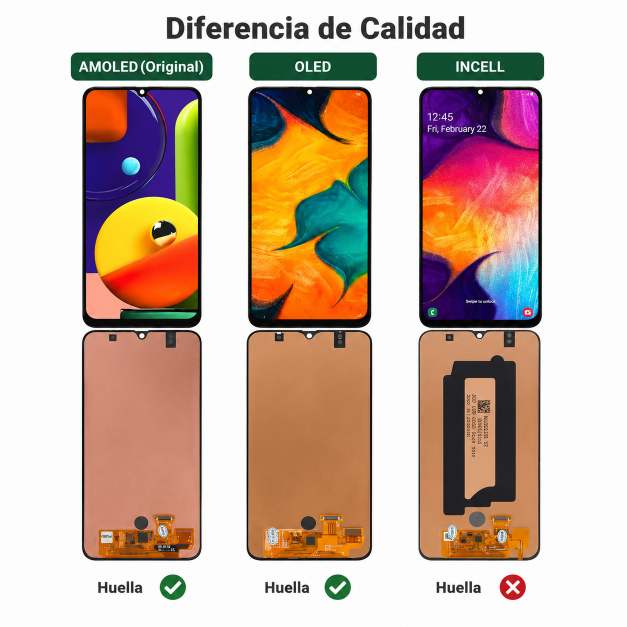 Pantalla LCD Super Amoled para Samsung A50 A505 A505F A505FN A505GN A505FM - Imagen 2